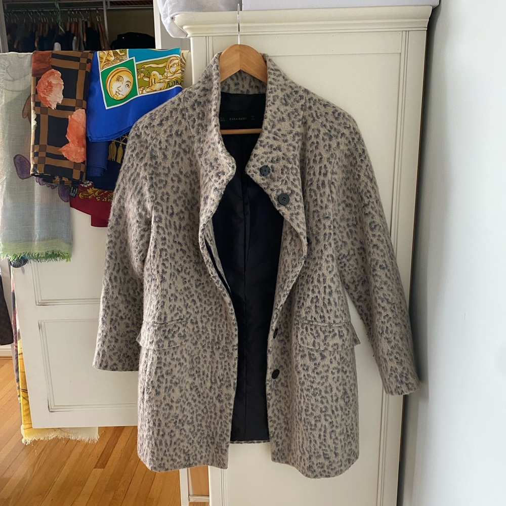 Zara Women's Jacket Pea Coat - Picture 2 of 9